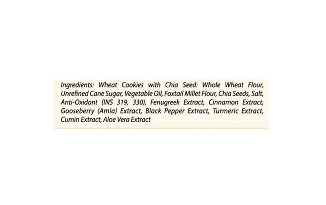 Diabliss Millet Cookies with Chia Seeds    Box  150 grams